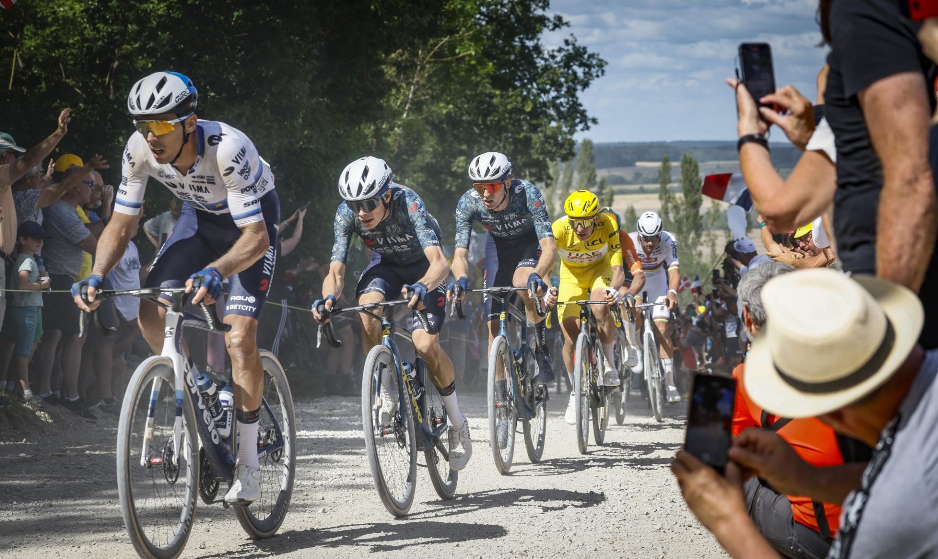 Team Visma | Lease a Bike riders in the Tour de France
